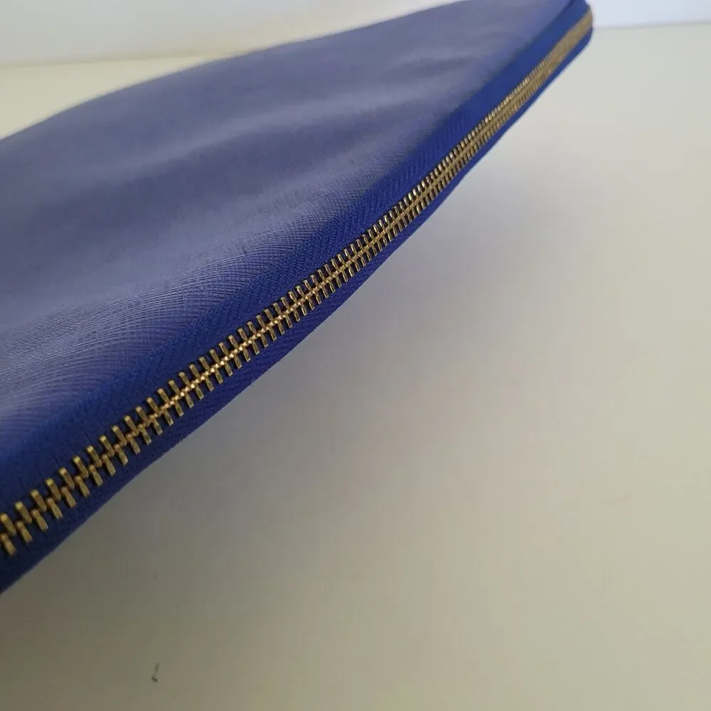 Kate Spade Slim Universal Blue Laptop Bag Sleeve Pouch‎ Zip 13Inch Padded